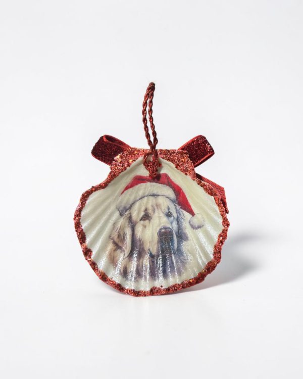 MAN'S BEST FRIEND SHELL ORNAMENT - LG